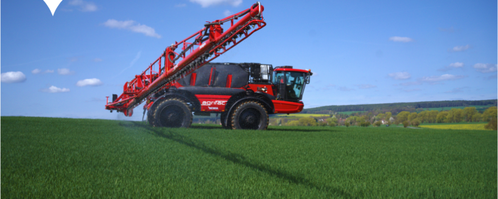 Postřikovač na poli